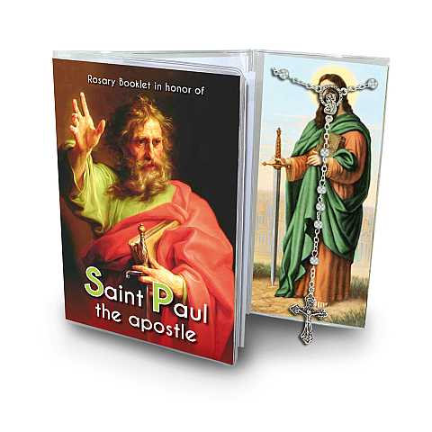 Libretto con rosario San Paolo apostolo - inglese