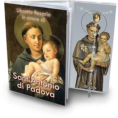 Libretto con Rosario Sant'Antonio di Padova - italiano