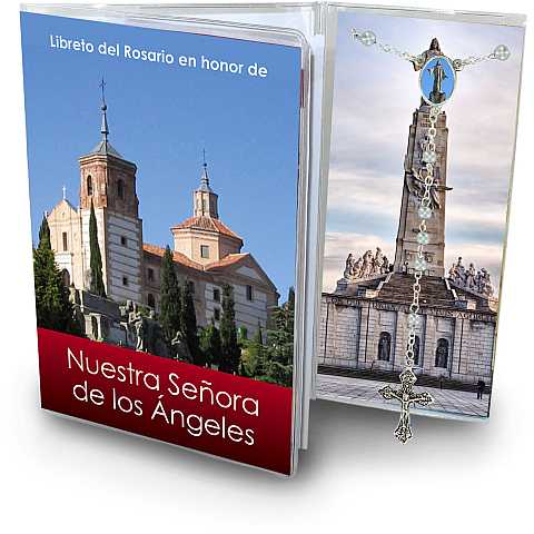 Libretto con rosario Chiesa di Nostra Signora degli Angeli - spagnolo