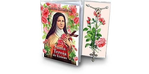 Libretto con rosario Santa Teresa di Lisieux - portoghese