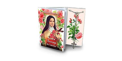 Libretto con rosario Santa Teresa di Lisieux - spagnolo	