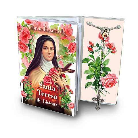 Libretto con rosario Santa Teresa di Lisieux - spagnolo	