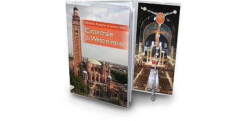 Libretto con rosario Cattedrale di Westminster - italiano