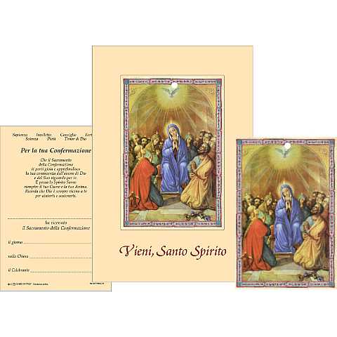 Card  San Giovanni Paolo II con medaglia resinata Gesù Misericordioso cm 5,5 x 8,5