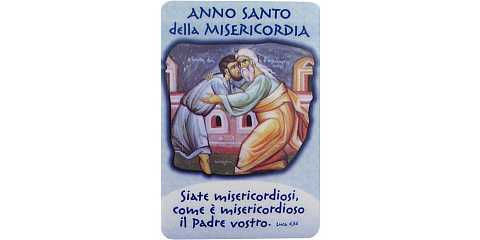 STOCK: Immagine Anno Santo in PVC - 5,5 x 8,5 cm - multilingue