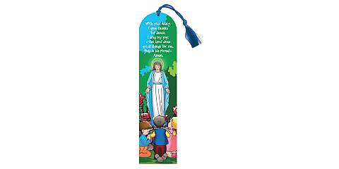 Segnalibro Ave Maria in inglese - 5,5 x 22,5 