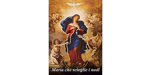 Poster Maria che scioglie i nodi in italiano - 18 x 27 cm