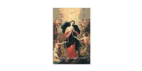 Cartolina con immagine di Maria che scioglie i nodi cm ©