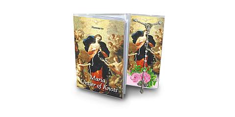 Libretto Novena a Maria che scioglie i nodi con rosario - inglese