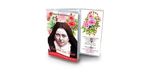 Libretto Santa Teresa Novena delle Rose con coroncina - italiano