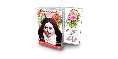 Libretto Santa Teresa Novena delle Rose con coroncina - francese