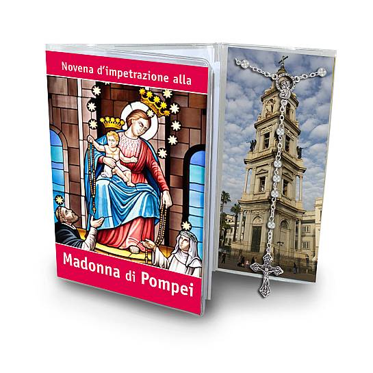 Libretto Novena alla Madonna di Pompei con rosario - italiano