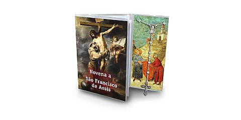 Libretto novena a San Francesco d'Assisi con rosario - portoghese