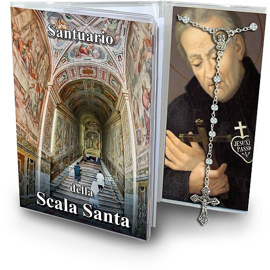 Libretto della storia del Santuario della Scala Santa con rosario - italiano
