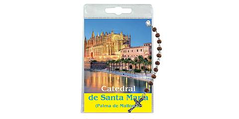 Decina della cattedrale di Santa Maria (Palma MaiorcA con blister trasparente e preghiera - spagnolo