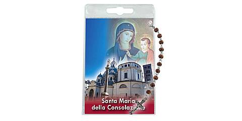 Decina di Santa Maria della Consolazione con blister trasparente e preghiera