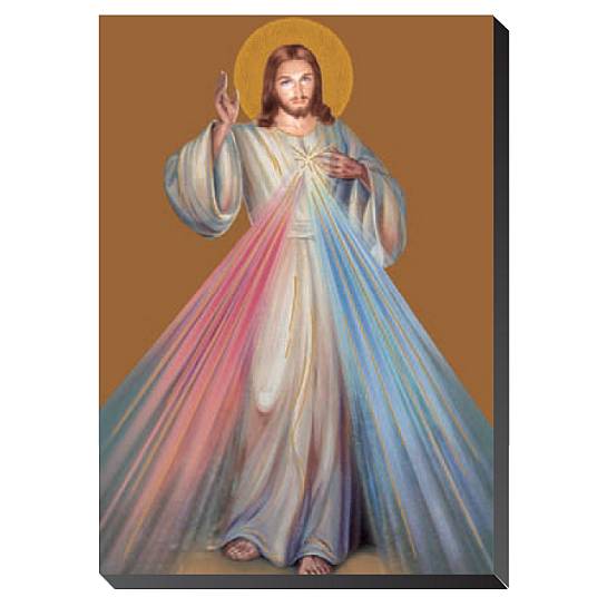 Icona Gesù Misericordioso da tavolo - 9,5 x 6,3 cm