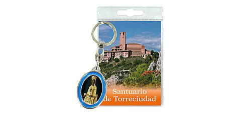 Portachiavi Santuario de Torreciudad con preghiera in spagnolo