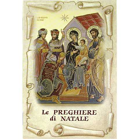 Libretto preghiere di natale con immagine Adorazione Magi - italiano