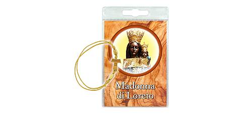 Blister preghiera a Madonna di Loreto con bracciale - italiano