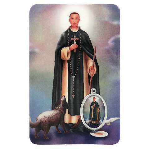 Card Gesù Bambino di Praga in PVC - 5,5 x 8,5 cm - italiano