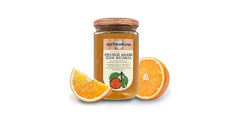 Marmellata di arance amare con scorza gr. 350 Agrimontana