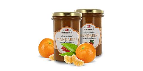 Marmellata Di Mandarino Con Zucchero Di Canna, 350 Grammi