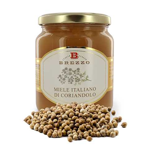 Miele Italiano di Coriandolo, 12 Vasetti da 500 Grammi (Tot. 6 kg)
