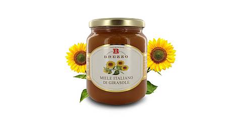 Miele Italiano di Girasole, 500 Grammi