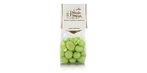 Confetti con mandorla tostata ricoperta di cioccolato bianco al gusto mela, verdi - Linea I Fruttosi - 155 g