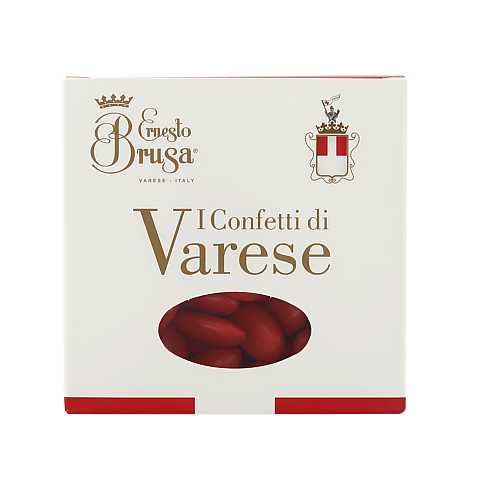 Confetti classici con mandorla d'Avola di calibro piccolo, rossi - Linea 