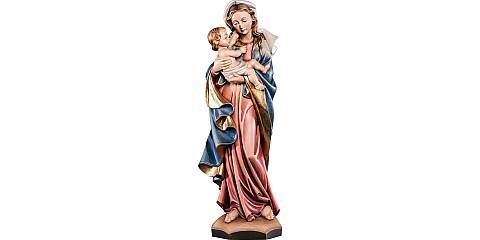 Statua della Madonna Germania da 20 cm in legno dipinto a mano con colori a olio - Demetz Deur