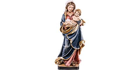 Statua della Madonna dell'uva da 50 cm in legno dipinto con colori a olio - Demetz Deur