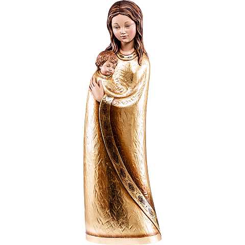 Statua della Madonna Jasmine in legno dipinto a mano, linea da 15 cm, Madonne stile moderno - Demetz Deur