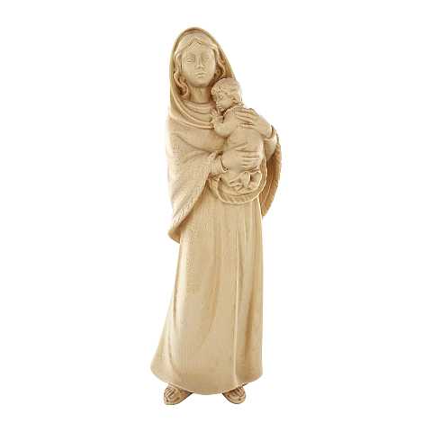 Statua della Madonna Ferruzzi, linea da 25 cm, in legno, 3 toni di marrone - Demetz Deur