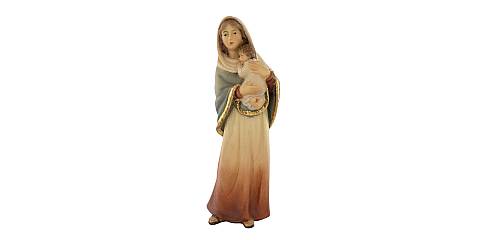 Statua della Madonna Ferruzzi, linea da 10 cm, in legno dipinto a mano - Demetz Deur