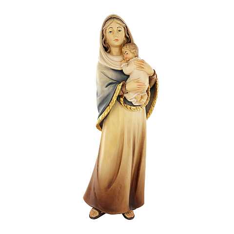 Statua della Madonna Ferruzzi, linea da 20 cm, in legno dipinto a mano - Demetz Deur