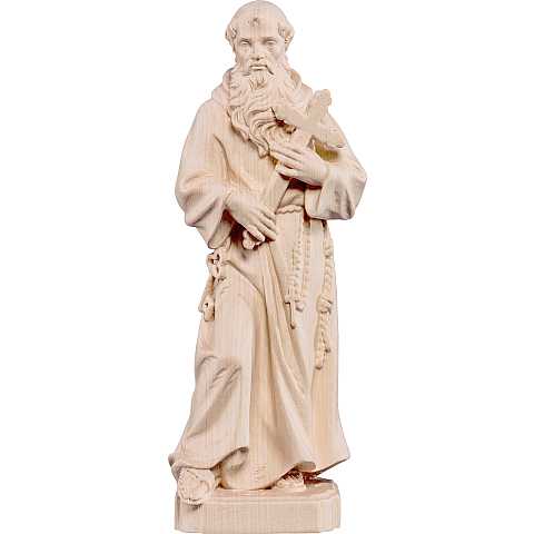 Statua di Fra Corrado in Legno, Rifinitura Naturale, Altezza 15 Cm Circa - Demetz Deur