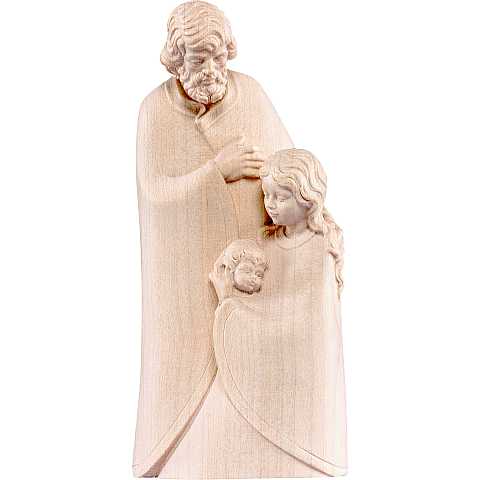 Gruppo natività della protezione - Demetz - Deur - Statua in legno dipinta a mano. Altezza pari a 13 cm.