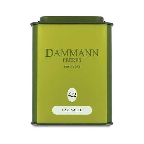 Dammann Chamomile 422 - Tisana alla camomilla, profumata con piante da infusione, 35 grammi, Dammann Frères