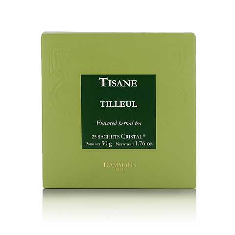 Dammann Tilleul - Tisana al tiglio, 25 filtri Cristal, 50g, Dammann Frères