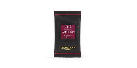 Dammann Jardin Bleu - Tè nero aromatizzato al rabarbaro e fragole, 24 filtri, Dammann Frères