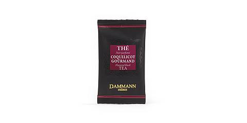 Dammann Coquelicot Gourmand - Tè nero che unisce sapori di papavero, biscotto e marzapane, 24 filtri, Dammann Frères