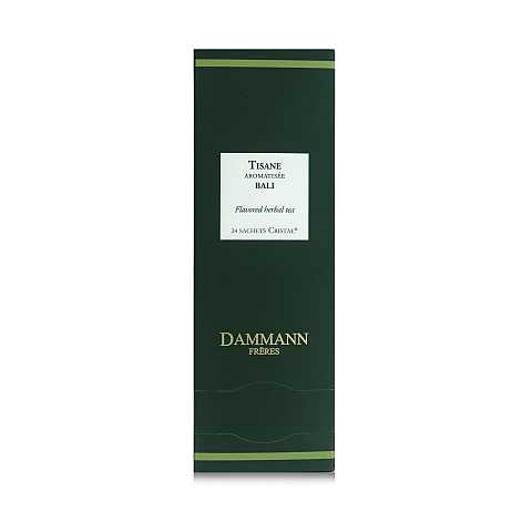 Dammann Chine Yunnan Vert - Tè nero aromatizzato, 25 filtri Cristal, 50 grammi, Dammann Frères