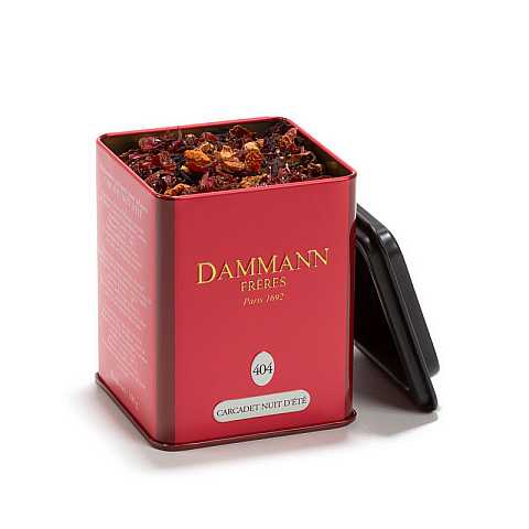 Dammann Sombre Pu-Erh - Tè scuro con foglie contorte al profumo di sottobosco, 24 filtri, Dammann Frères