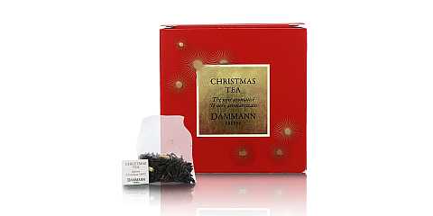 Christmas Tea, Tè Nero Di Natale Aromatizzato, 25 Filtri Cristal, 50 Grammi, Dammann Frères