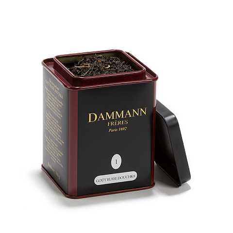 Dammann Nuit à Versailles - Tè verde aromatizzato, 25 filtri Cristal, 50 grammi, Dammann Frères