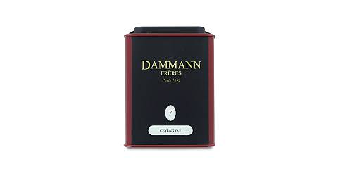 Dammann Ceylan O.P. 7, Tè nero dallo Sri Lanka, 100 grammi, Dammann Frères