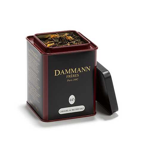Dammann Smokey Lapsang - Tè nero affumicato, 25 filtri Cristal, 50 grammi, Dammann Frères