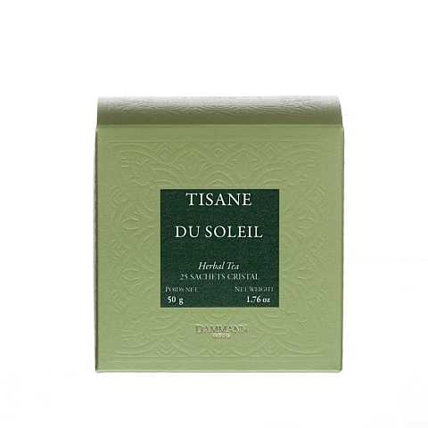 Dammann Tisane du Soleil - Tisana, 25 filtri Cristal, 50 grammi, Dammann Frères